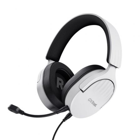 Auscultadores Gaming com Microfone Trust Gaming GXT 489 Fayzo/ Jack 3.5/ Brancos