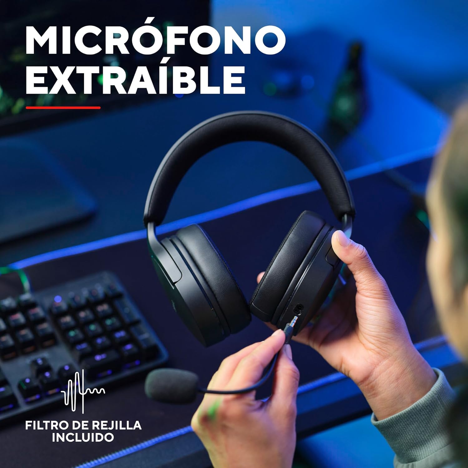 Auscultadores Gaming com Microfone Trust Gaming GXT 490 Fayzo/ USB 2.0/ Pretos - Imagem 6