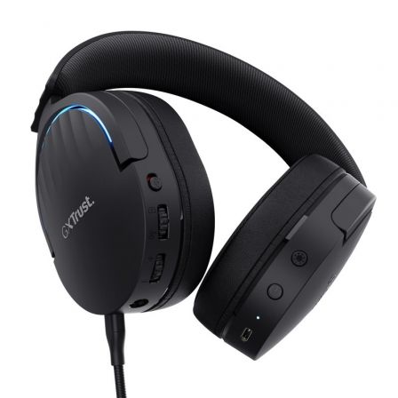 Auscultadores Gaming Sem Fios com Microfone Trust Gaming GXT 491 Fayzo/ Bluetooth/ Jack 3.5/ Pretos - Imagem 3