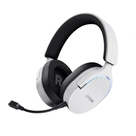 Auscultadores Gaming Sem Fios com Microfone Trust Gaming GXT 491 Fayzo/ Bluetooth/ Jack 3.5/ Brancos