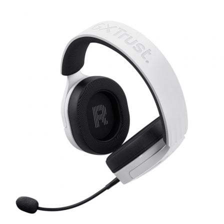 Auscultadores Gaming Sem Fios com Microfone Trust Gaming GXT 491 Fayzo/ Bluetooth/ Jack 3.5/ Brancos - Imagem 2