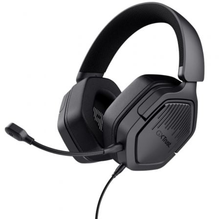 Auscultadores Gaming com Microfone Trust Gaming GXT 492 Carus/ Jack 3.5/ Pretos