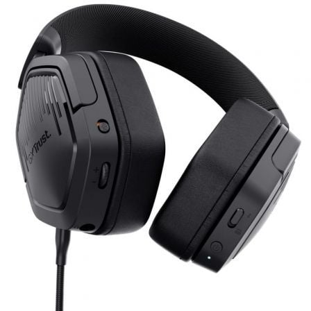 Auscultadores Gaming Sem Fios com Microfone Trust Gaming GXT 493PS Carus PS5/ Jack 3.5/ Bluetooth/ Pretos - Imagem 4