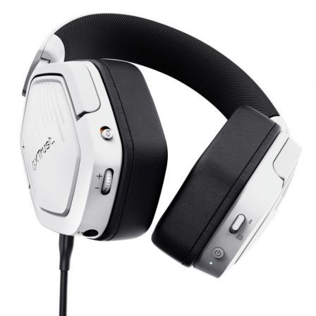 Auscultadores Gaming Sem Fios com Microfone Trust Gaming GXT 493PS Carus PS5/ Jack 3.5/ Bluetooth/ Brancos - Imagem 4