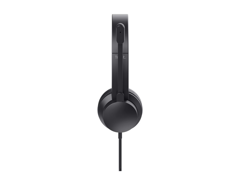Auriculares Trust HS-201 USB/ com Microfone/ USB/ Pretos - Imagem 4