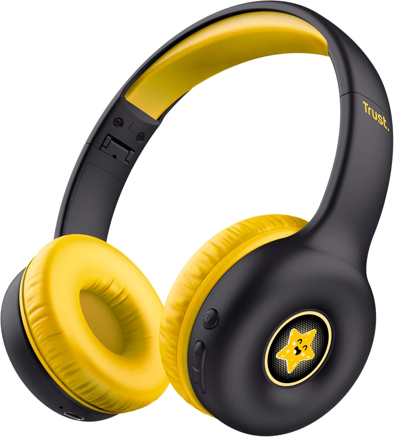 Auriculares Infantis Sem Fios Trust Nouna Kids/ com Microfone/ Pretos