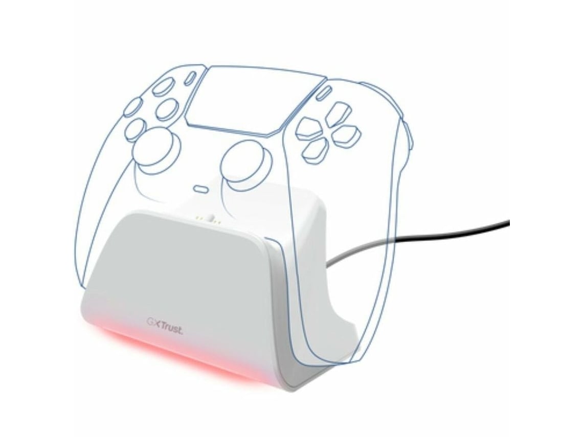 Estação de Recarga Rápida Trust Gaming GXT 255 para PS5/ Branco - Imagem 3