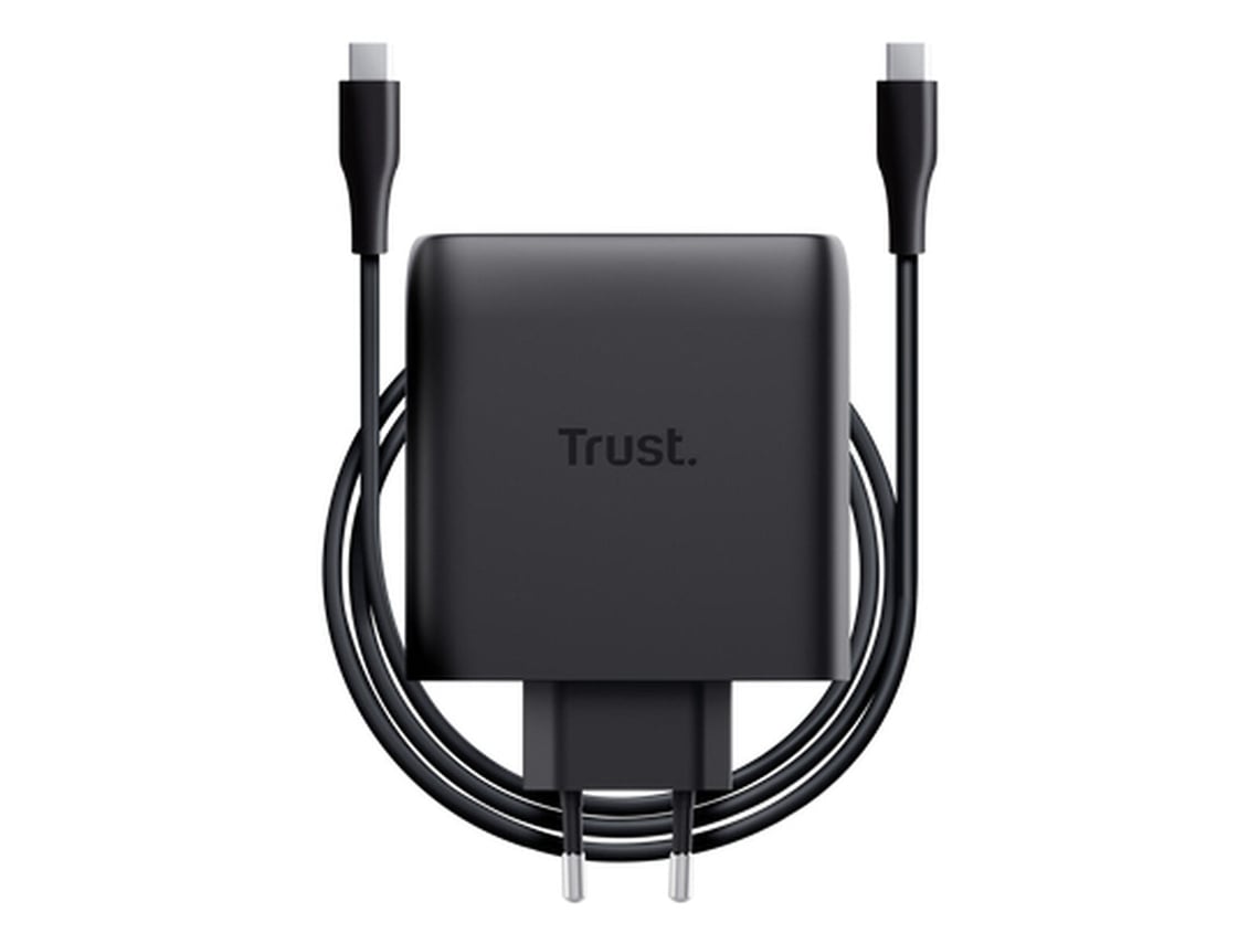 Carregador de Parede GaN Trust Maxo 100W/ 2xUSB Tipo-C/Inclui Cabo USB Tipo-C/ 100W - Imagem 8