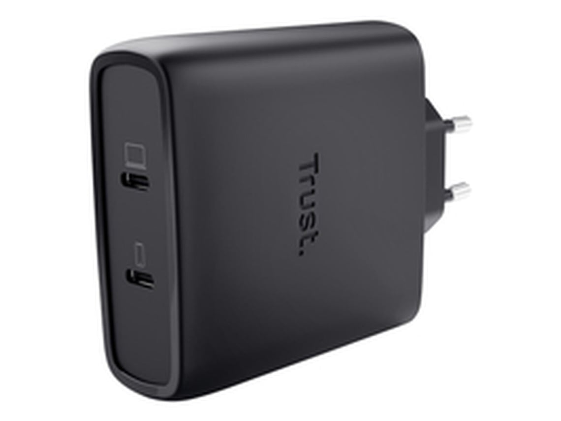 Carregador de Parede GaN Trust Maxo 100W/ 2xUSB Tipo-C/Inclui Cabo USB Tipo-C/ 100W - Imagem 4