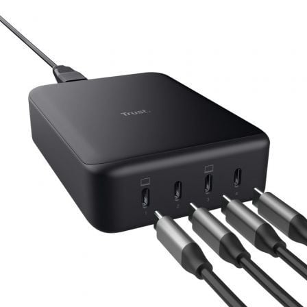 Carregador de Portáteis GaN Trust Maxo/ 4xUSB Tipo-C/ 240W - Imagem 2