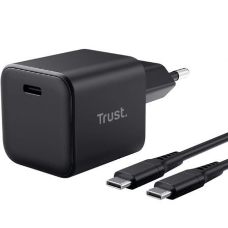 Carregador de Parede GaN Trust Maxo 65W Ultrarreduzido/ 1xUSB Tipo-C/ Inclui Cabo USB Tipo-C/ 65W - Imagem 2