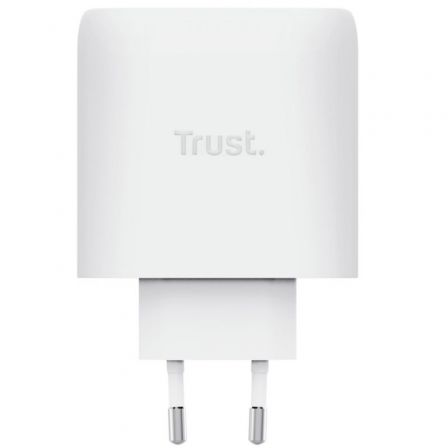 Carregador de Parede GaN Trust Maxo 65W 25526/ 2xUSB Tipo-C/ Inclui Cabo USB Tipo-C/ 65W - Imagem 3
