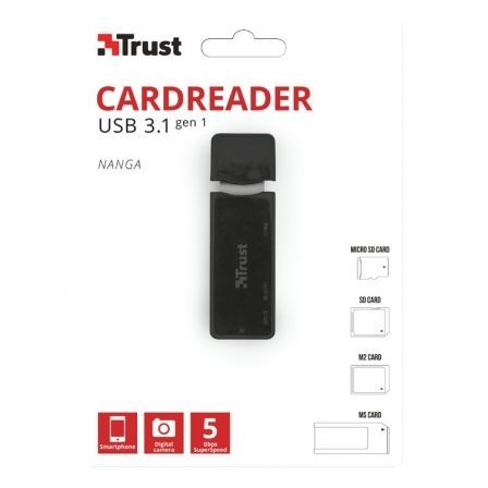 Leitor de Cartões Externo Trust Nanga 21935/ USB 3.1 - Imagem 3