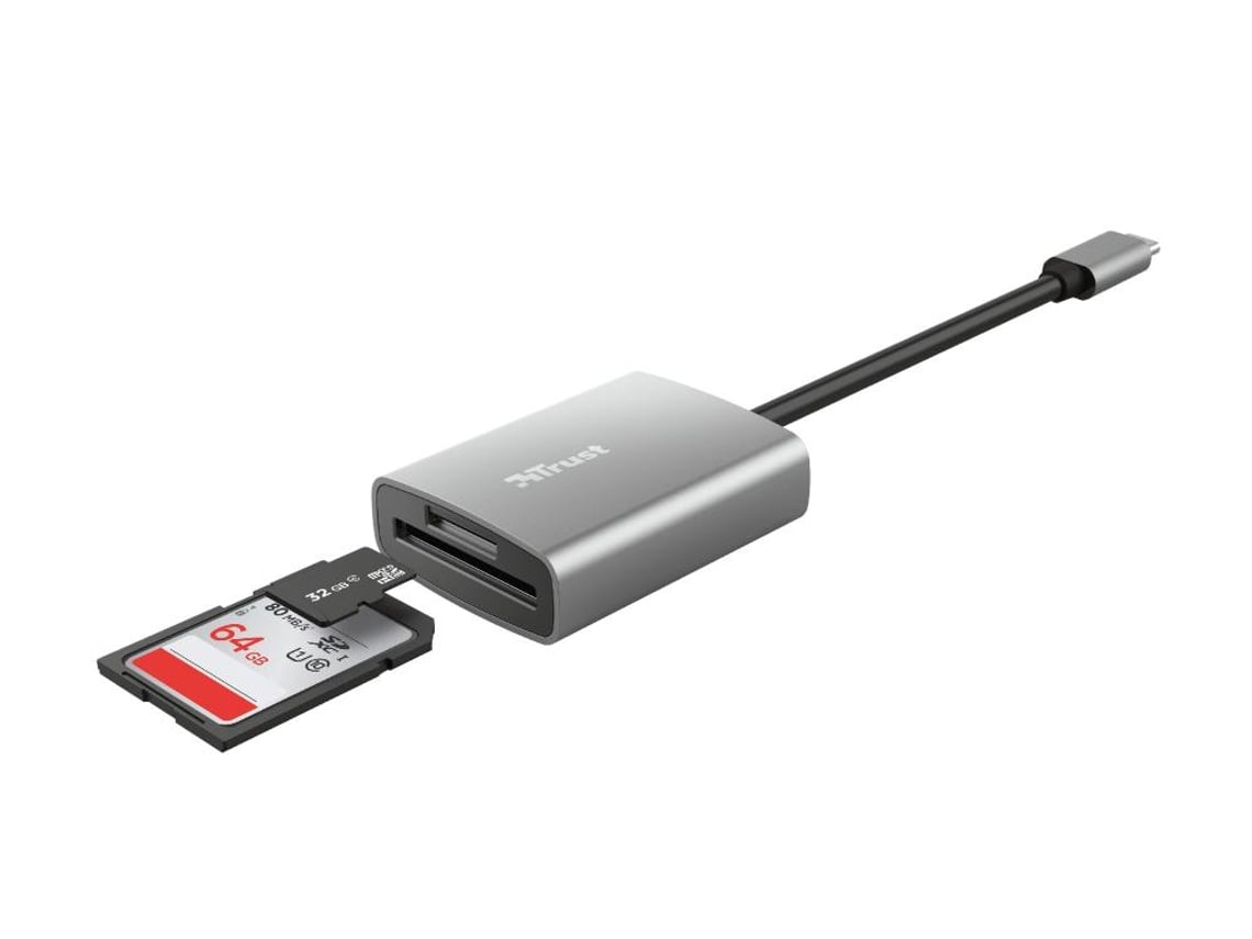 Leitor de Cartões Externo Trust Dalyx/ USB Tipo-C - Imagem 2