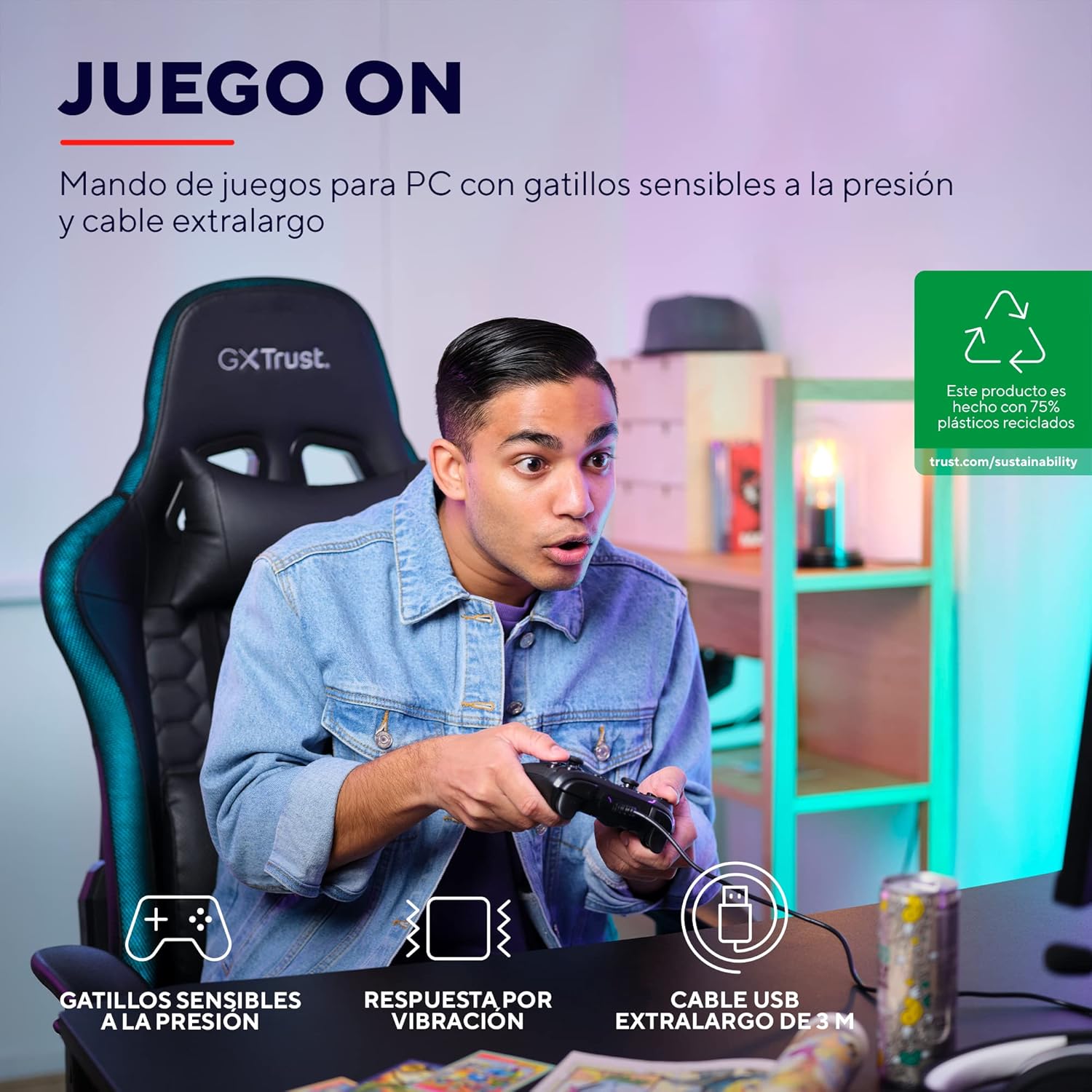 Gamepad Trust Gaming GXT 541 MUTA - Imagem 2
