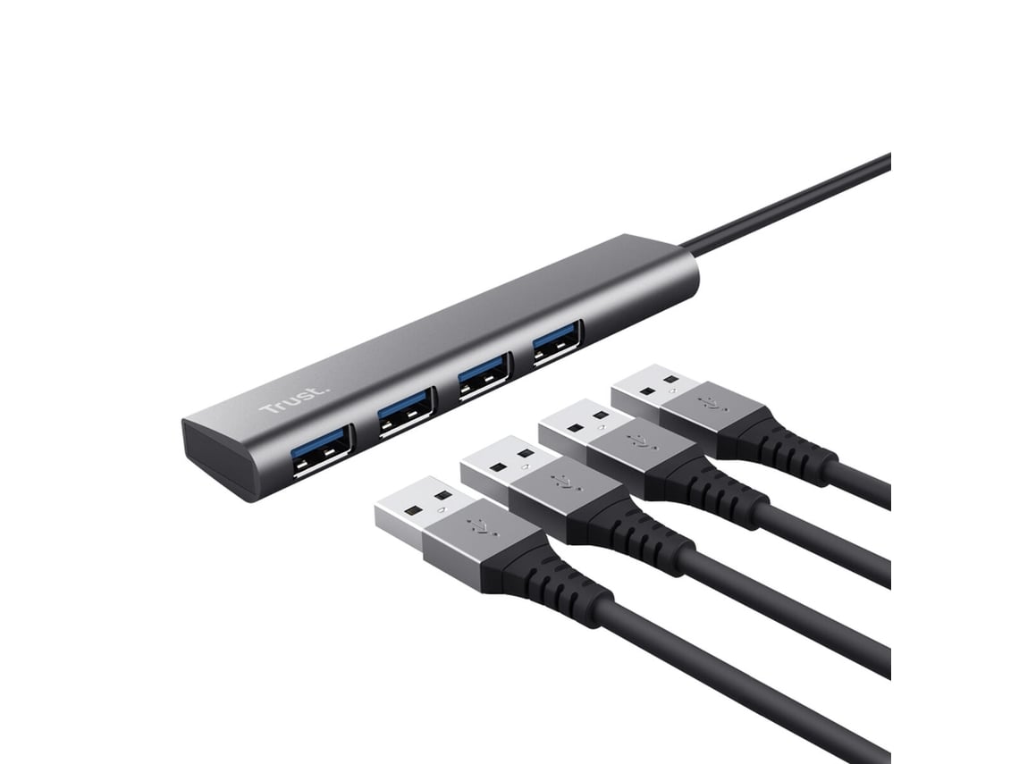 Hub USB Tipo-C Trust Halyx/ 4xUSB - Imagem 2