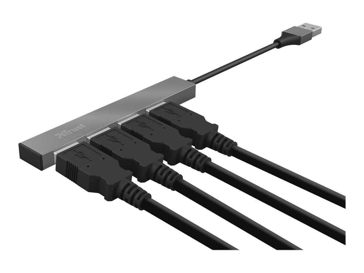 Hub USB 2.0 Trust Halyx/ 4xUSB - Imagem 3