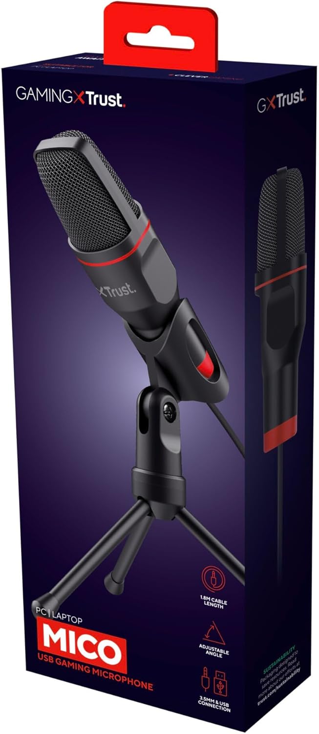 Microfone Trust Gaming GXT 212 Mico/ Jack 3.5/ USB 2.0 - Imagem 10