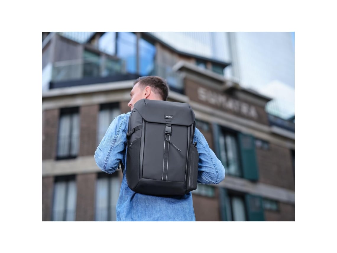 Mochila Trust Jersey para Portáteis até 17"/ Cinzento - Imagem 11