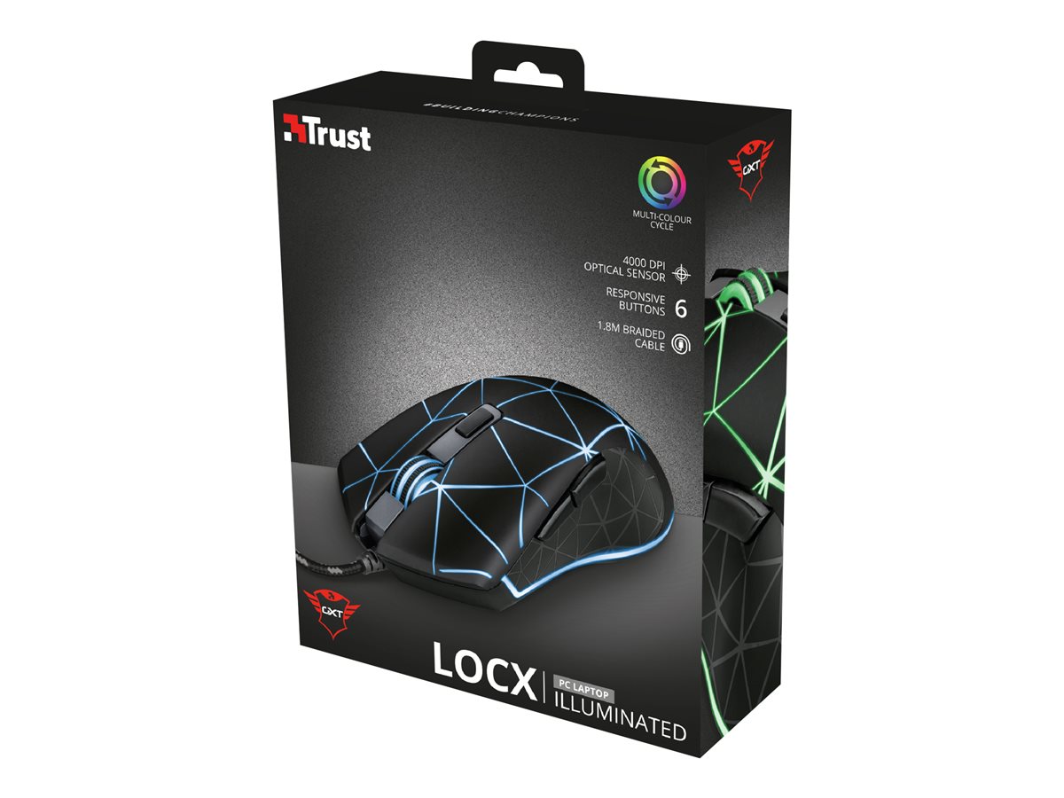 Rato Gaming Trust Gaming GXT 133 Locx/ Até 4000 DPI - Imagem 2