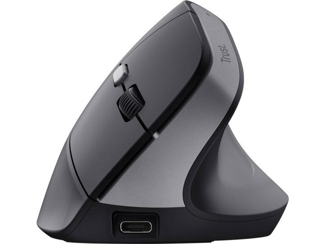 Rato Vertical Sem Fios Trust Bayo II/ Bateria recarregável/ Até 2400 DPI - Imagem 6