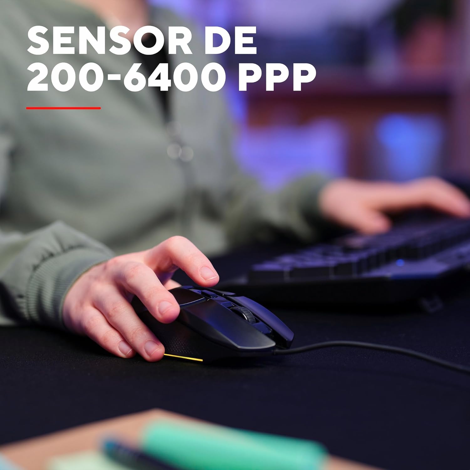 Rato Gaming Trust Gaming GXT 109 Felox/ Até 6400 DPI - Imagem 3
