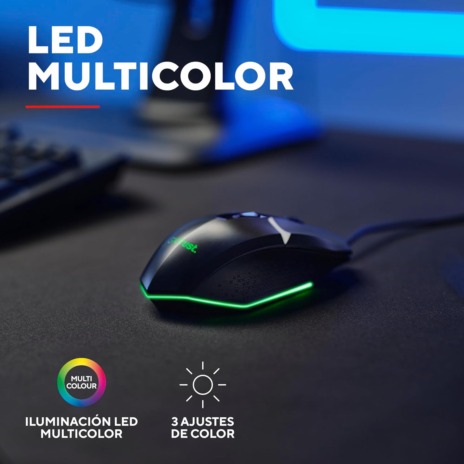 Rato Gaming Trust Gaming GXT 109 Felox/ Até 6400 DPI - Imagem 5