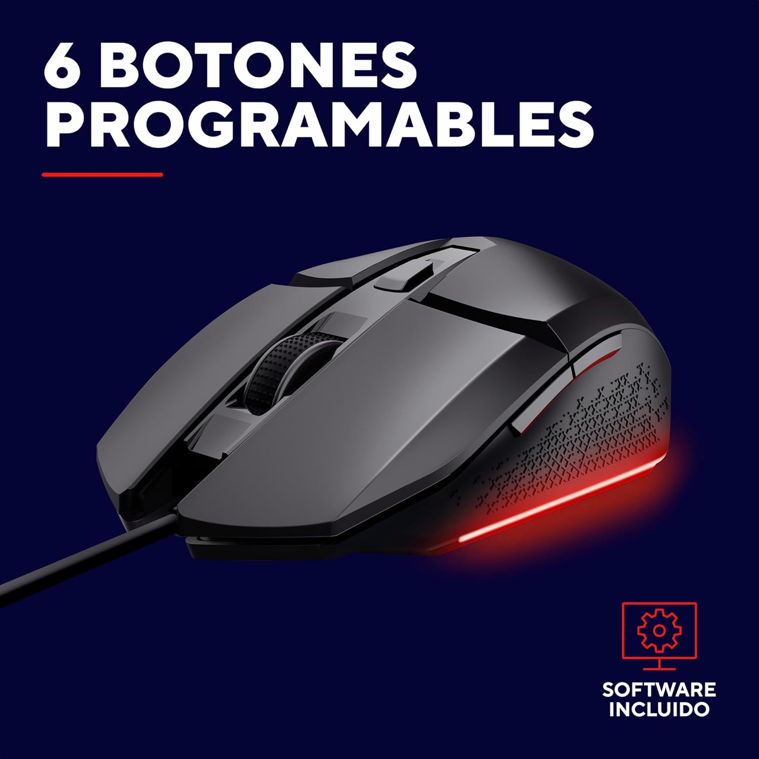 Rato Gaming Trust Gaming GXT 109 Felox/ Até 6400 DPI - Imagem 4
