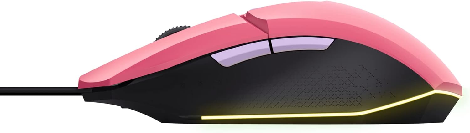 Rato Gaming Trust Gaming GXT 109 Felox/ Até 6400 DPI/ Rosa - Imagem 11