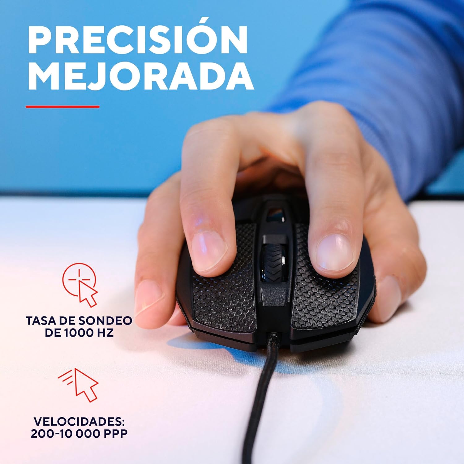 Rato Gaming Trust Gaming GXT 121 Felox+ 25603/ Até 10000 DPI - Imagem 3