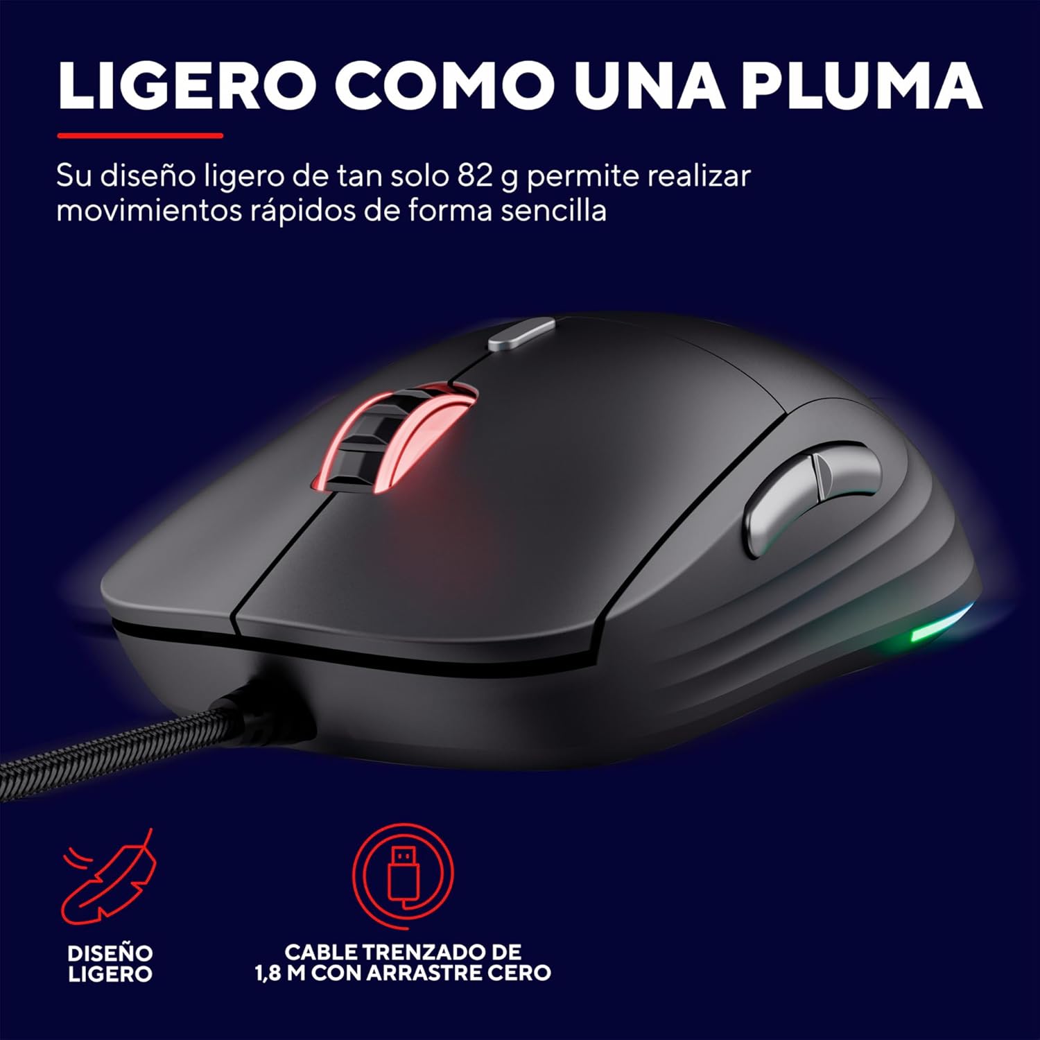 Rato Gaming Trust Gaming GXT 925 Redex II/ Até 10000 DPI - Imagem 3