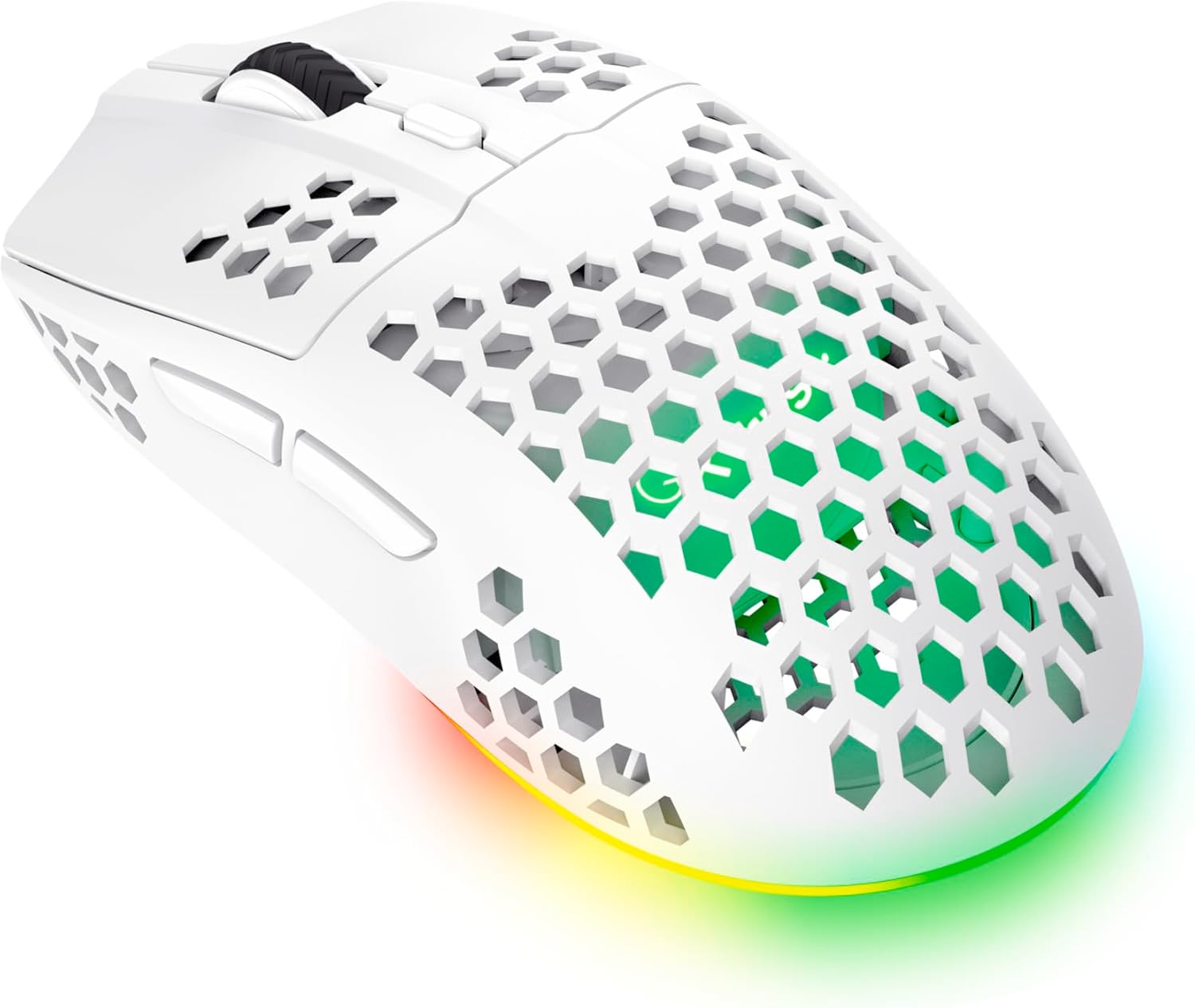 Rato Gaming Sem Fios Trust Gaming GXT 929 Helox/ Bateria Recarregável/ Até 4800 DPI/ Branco - Imagem 11