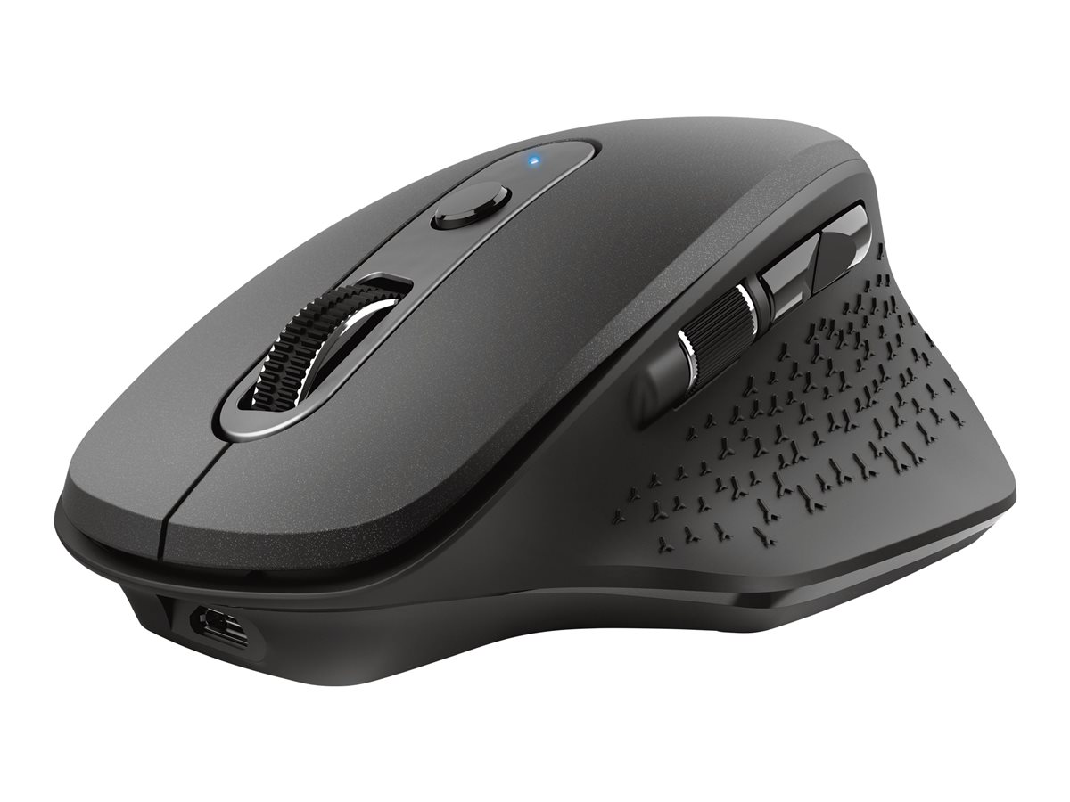 Rato Sem Fios por Bluetooth Trust Ozaa Compact Wireless/ Bateria recarregável/ Até 3200 DPI/ Preto - Imagem 12