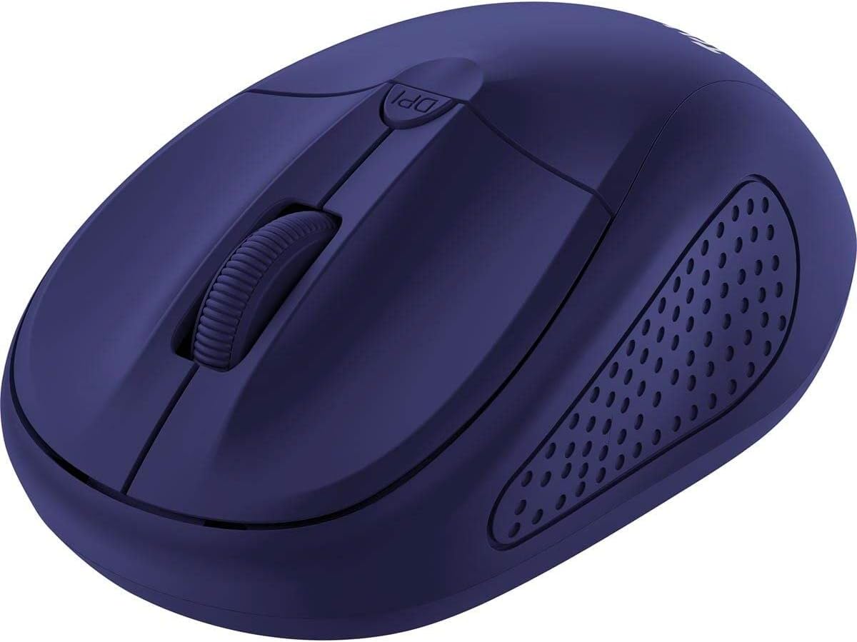 Rato Mini Sem Fios Trust Primo/ Até 1600 DPI/ Azul mate