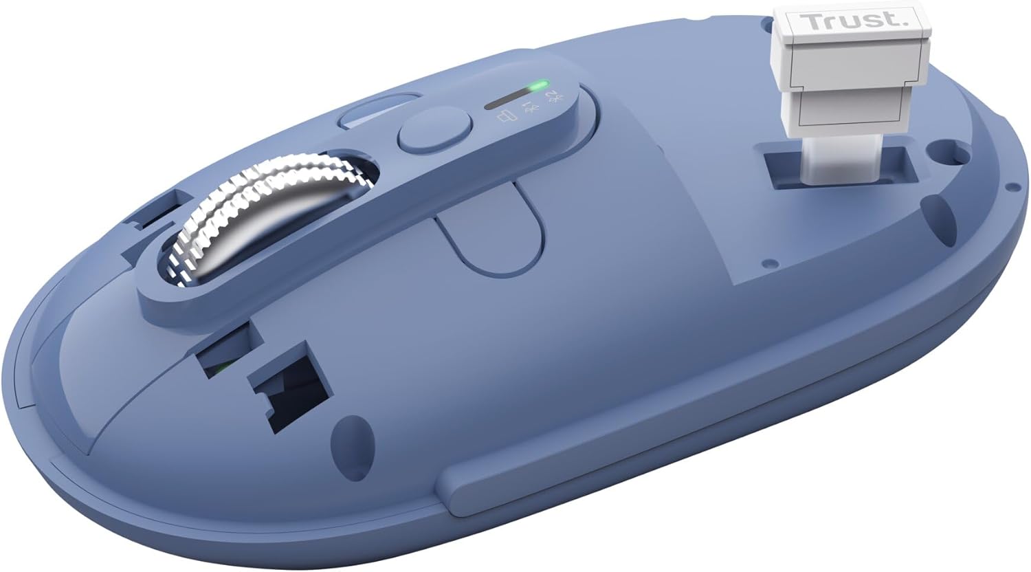Rato Sem Fios Trust Seron 26020 Bateria Recarregável 3200 DPI Azul - Imagem 12