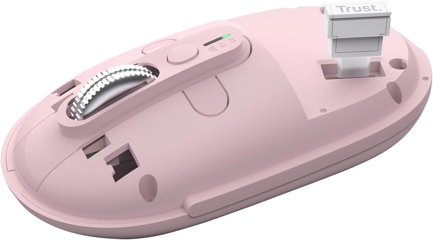 Rato Sem Fios Trust Seron 26206 Recarregável Até 3200 DPI Rosa - Imagem 11