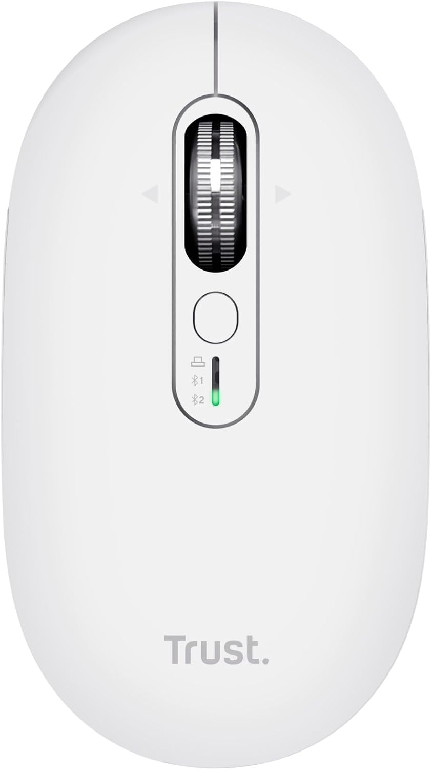 Rato Sem Fios Trust Seron 26019 Bateria Recarregável 3200 DPI Branco - Imagem 9