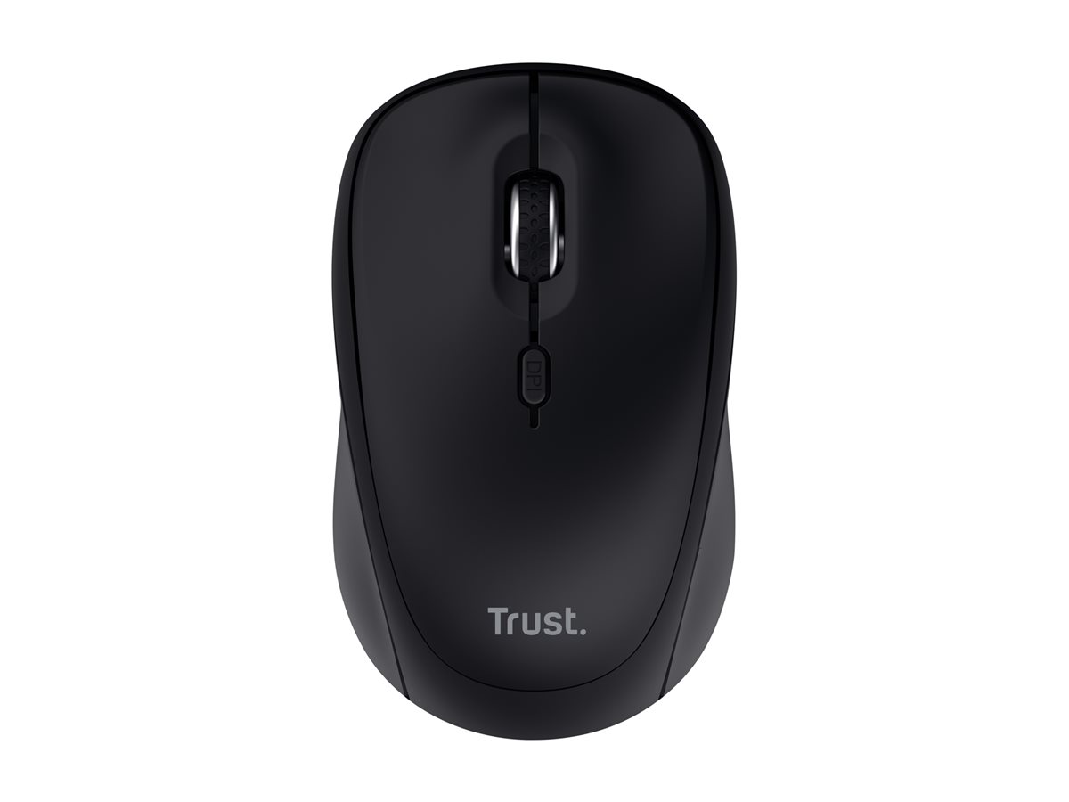 Rato Mini Sem Fios Trust Yvi+ Multidispositivo/ Até 1600 DPI/ Preto - Imagem 5