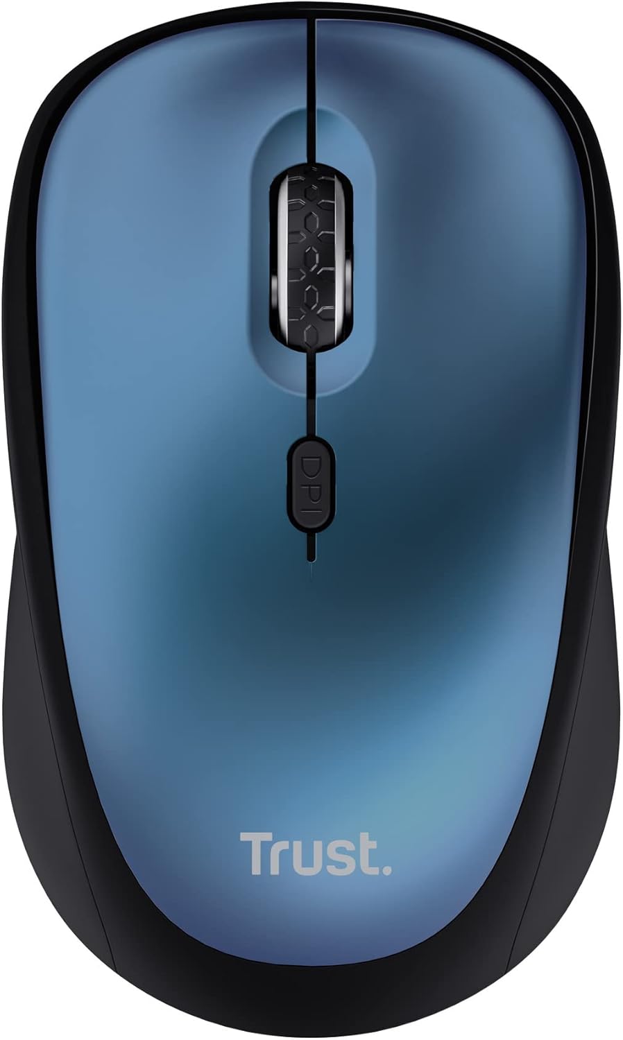 Rato Mini Sem Fios Trust Yvi+ Silent/ Até 1600 DPI/ Azul - Imagem 9