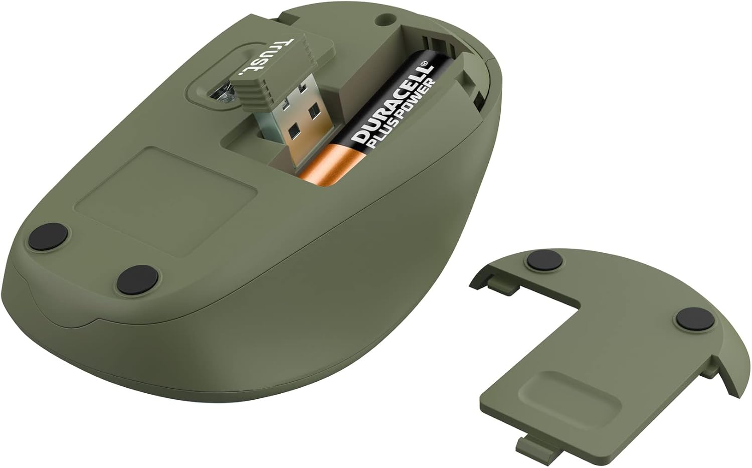 Rato Mini Sem Fios Trust Yvi+ Silent/ Até 1600 DPI/ Verde - Imagem 12