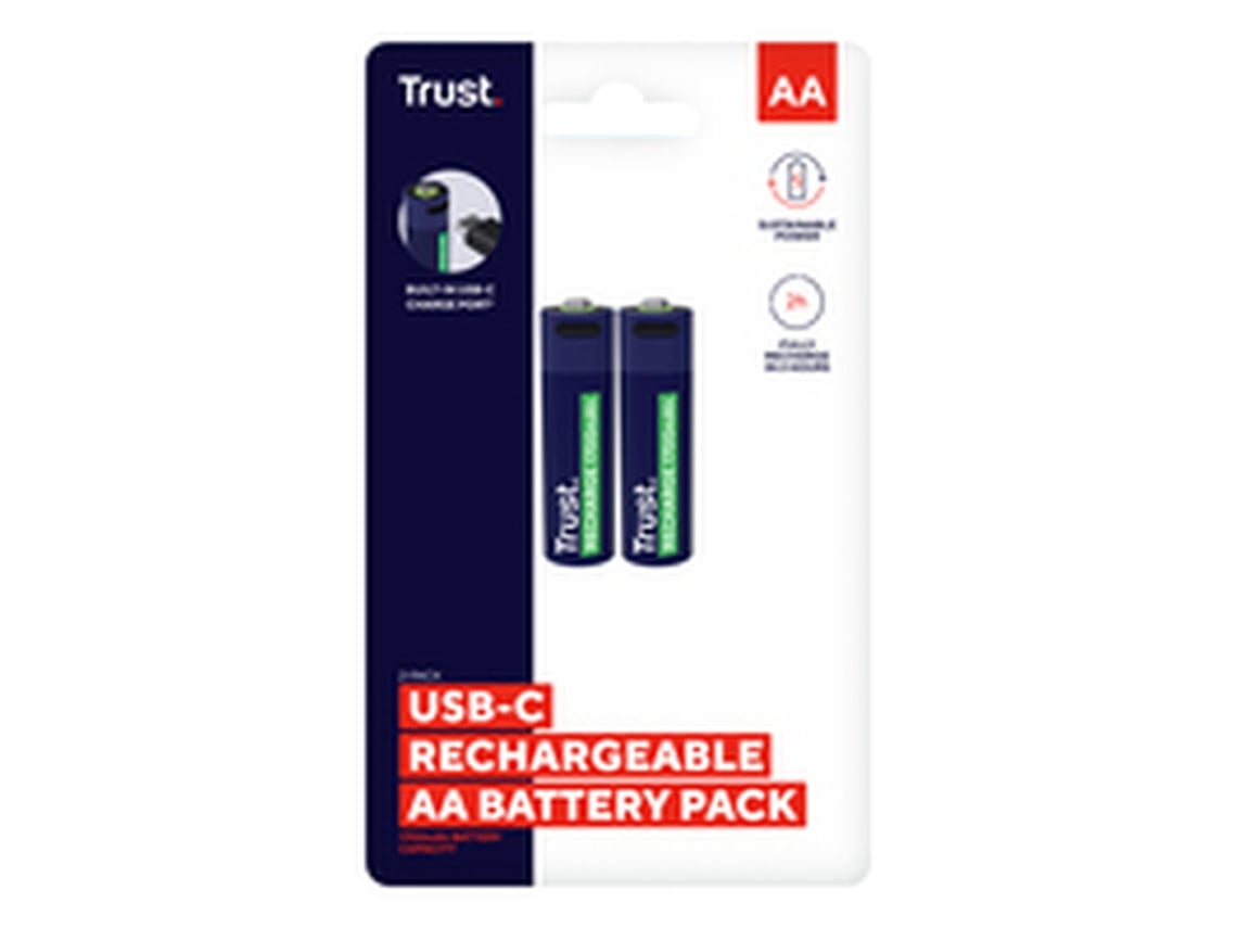 Pack de 2 Pilhas AA Trust 25584/ Recarregáveis - Imagem 10