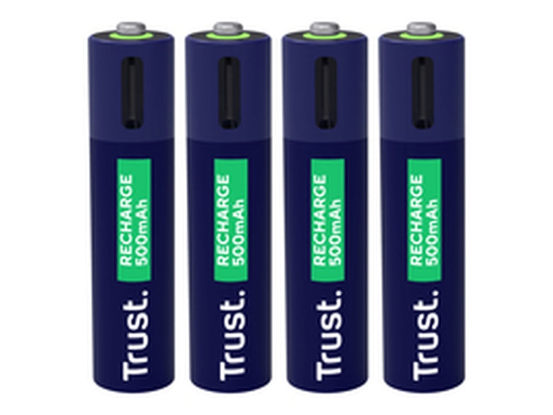 Pack de 4 Pilhas AAA Trust 25671/ Recarregáveis - Imagem 2