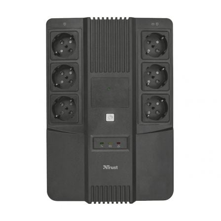 UPS Linha Interativa Trust Maxxon/ 800VA/ 6 Saídas/ Formato Bloco - Imagem 2