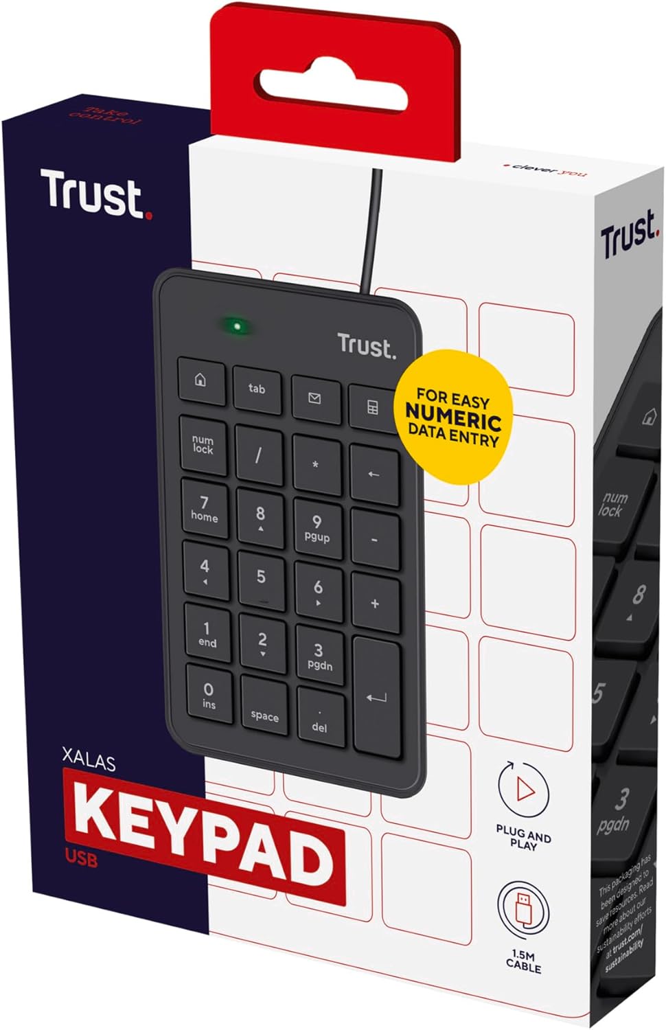 Teclado Numérico Trust Xalas - Imagem 8