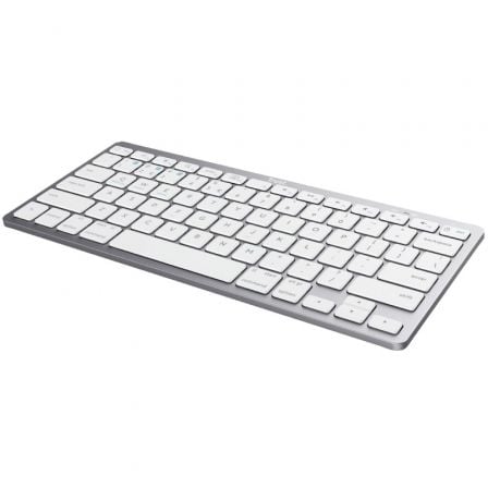 Teclado Compacto Sem Fios Bluetooth Trust 24654/ Prata - Imagem 3
