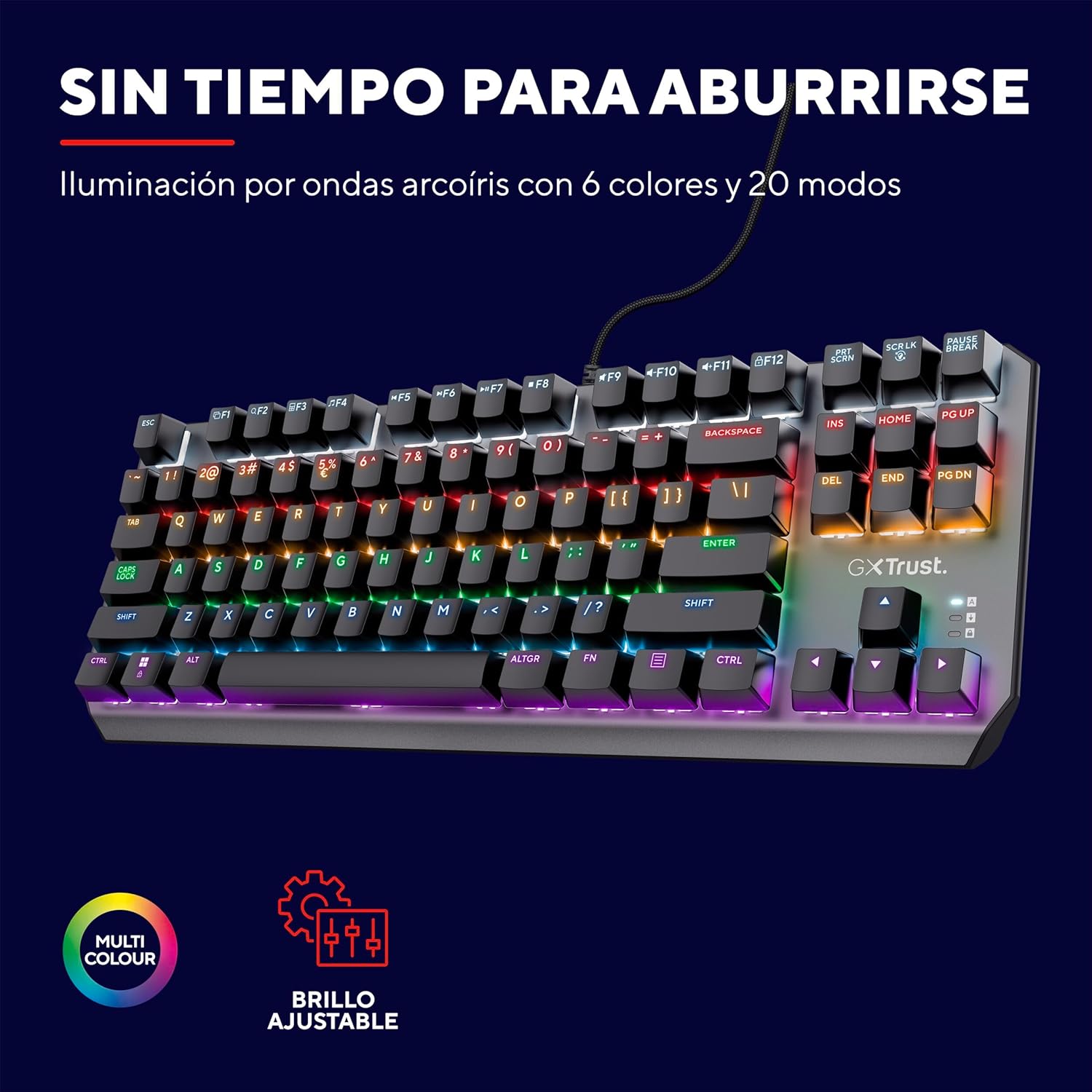 Teclado Gaming Mecânico Trust Gaming GXT 834 Callaz - Imagem 4