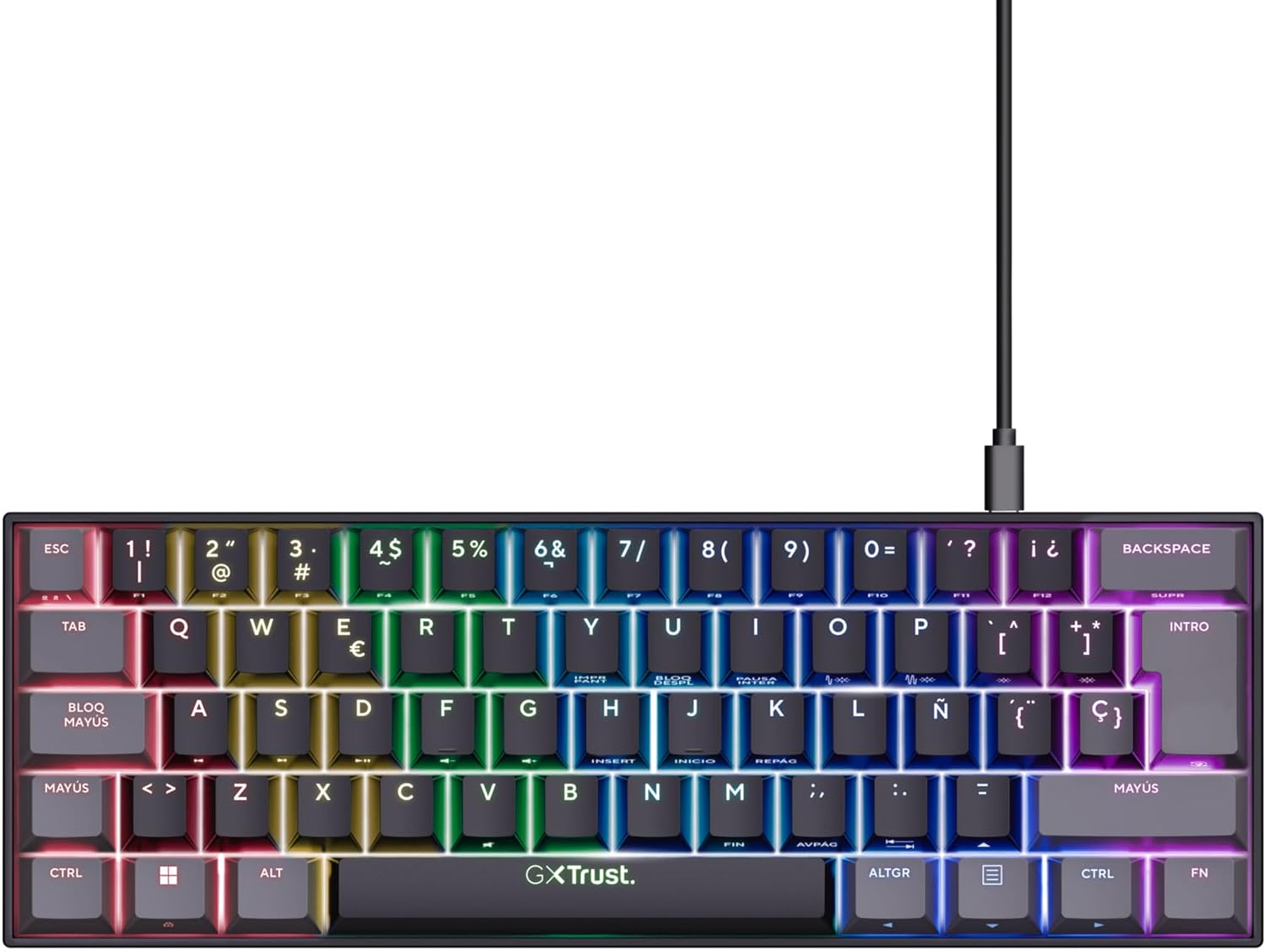 Teclado Gaming Mecânico Trust Gaming GXT 867 Acira - Imagem 2