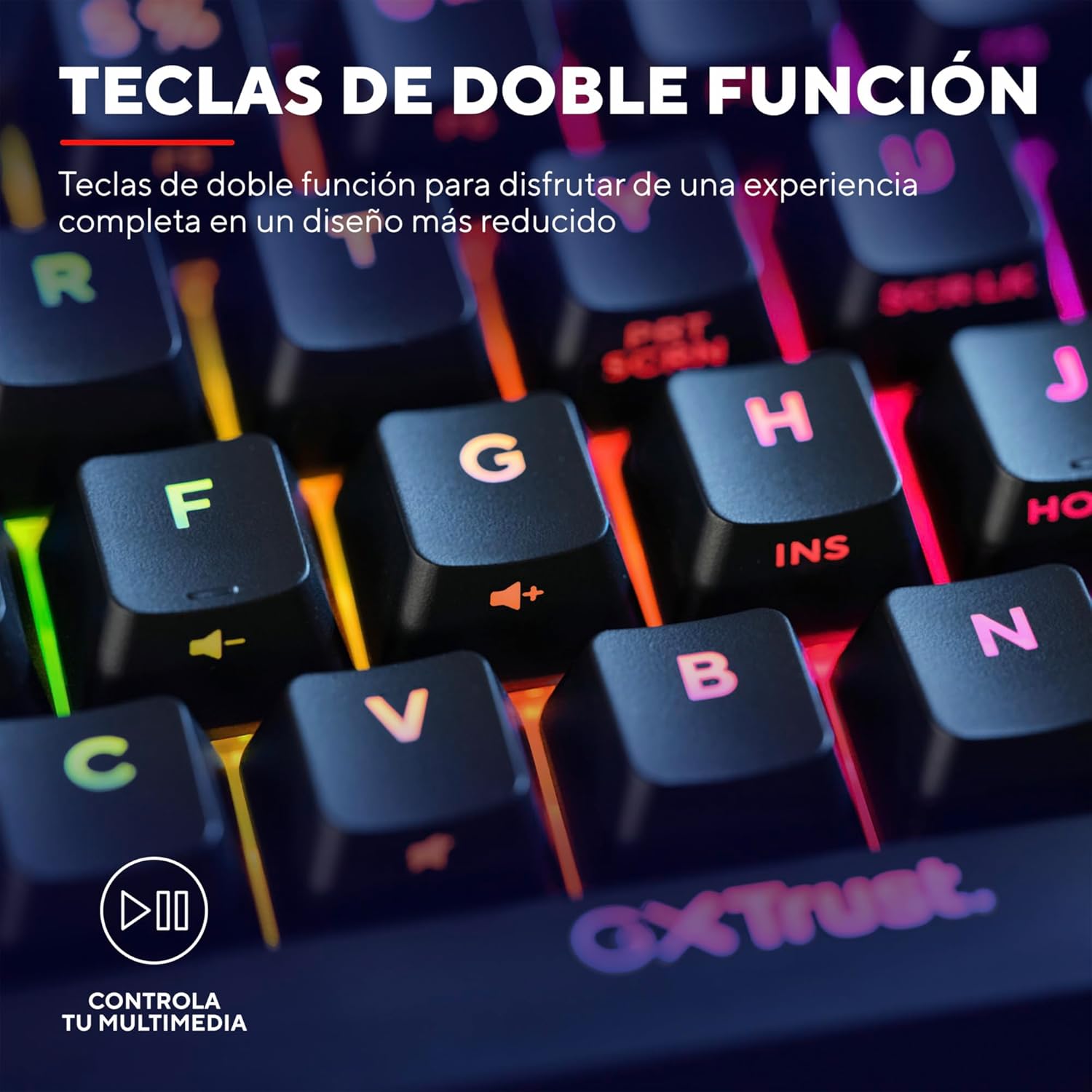 Teclado Gaming Mecânico Trust Gaming GXT 867 Acira - Imagem 7
