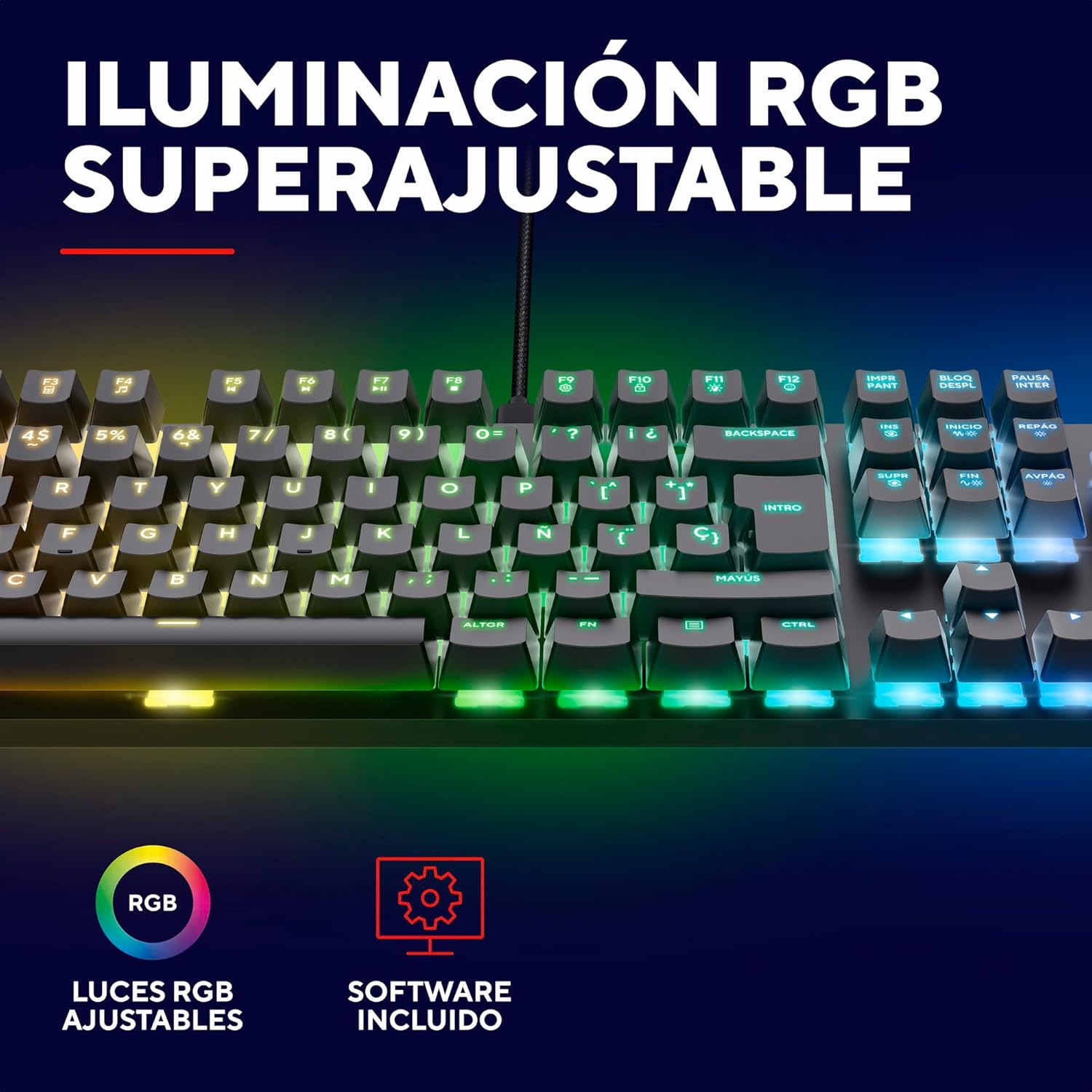 Teclado Gaming Mecânico Trust Gaming GXT 871 - Imagem 7