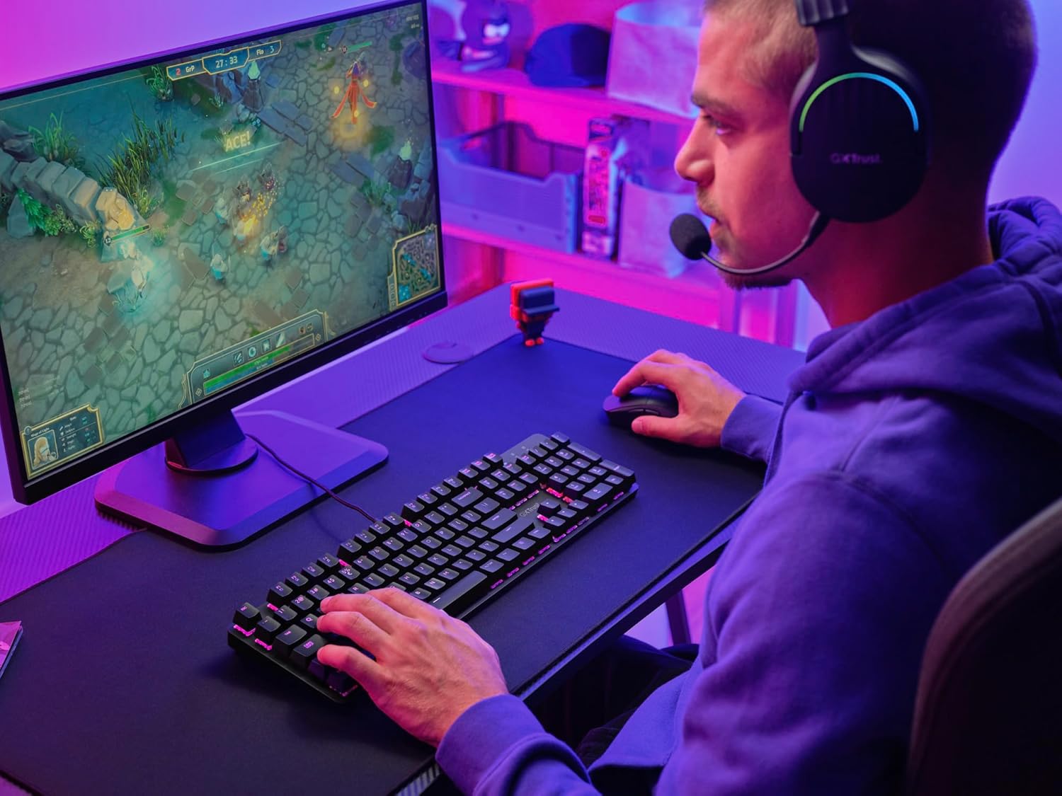 Teclado Gaming Mecânico Trust Gaming GXT 871 - Imagem 9